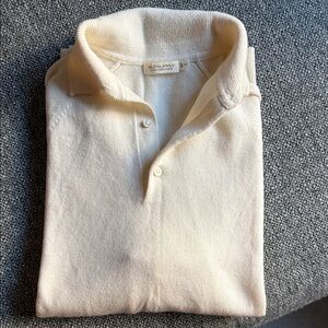 Suitsupply Off-White Men's Polo Sweater Shirt